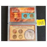 Indian Head pennies, buffalo nickels sets