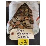 14lbs of foreign coins