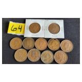 UK George VI pennies