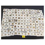 coins from around the world, in sleaves