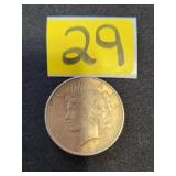 1922 silver Peace dollar