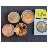 commemmorative coins, presidents, Charles and Di