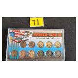 WWII silver nickel collection