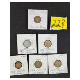 Barber Dime, Canadian Silver coins