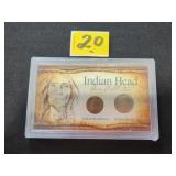 Indian Head coin collection