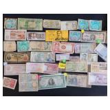 paper money from various countries