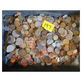 7 lbs of foreign coins