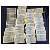 vtg German Weimar Republic notes