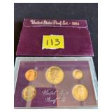 US proof set 1984