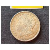 1921 Morgan silver dollar
