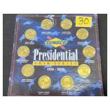 Sunoco US Presidents coin collection