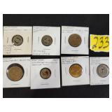 streetcar token, bridge pass, transit tokens