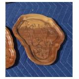 Custom engraved wood dog decor