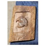 Custom engrave American bald eagle wood decor 5