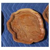 Custom engraved wood dog decor