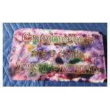 Custom engraved grandmother wood placard