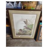 Green winged teal wall print by Kenneth Ferris,