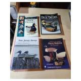 Four assorted duck decoy books