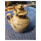 Decorative pottery 6 in oil lamp