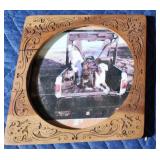 Custom engraved ornate picture frame