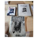 Assorted dog retriever training books and DVD