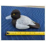 Jacduck hand carved wooden duck decoy - blue bill