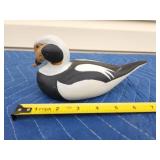 Jacduck hand carved wooden duck decoy - old squaw