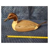 Jacduck hand carved wooden duck decoy - pintail