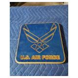 Custom engraved Air Force placard