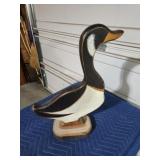 Custom-made wooden Canadian goose, 20 inches tall