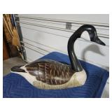 Hand carved wood Canadian goose decoy, 16 x 21