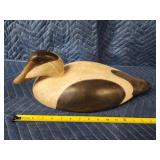Jacduck hand carved wooden duck decoy - eider
