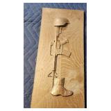 Custom engraved Fallen Hero wall placard 1, light