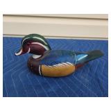 Jacduck hand carved wooden duck decoy - wood duck
