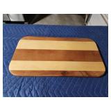 Custom-made wooden cutting board, 10.5 X 19.5