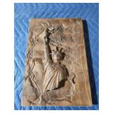 Custom-made Statue of Liberty wooden placard 8.5