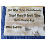 Custom engraved wooden decor - ...Dos Cervesas...