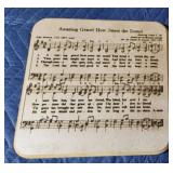 Custom engraved Amazing Grace wall placard 1