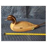Jacduck hand carved wooden duck decoy - pintail