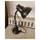 Modern metal dark bronze brushed desk lamp