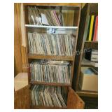Large variety vintage 33 RPM vinyl records,