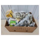 Large box of assortment canning jar rings and