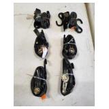 6 CAMO RATCHET STRAPS, NEW