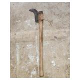 Antique vintage brush ax