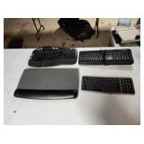 4 ASSORTED COMPUTER KEYBOARDS