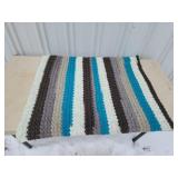 Handmade lap Afghan, 26x32