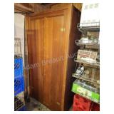 Vintage custom built wood project armoire storage