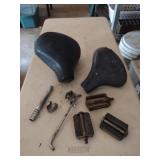 ASSORTED VINTAGE BICYCLE PARTS