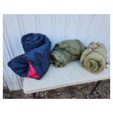 3 vintage sleeping bags