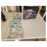 World War II remembered book set and stampfolio,